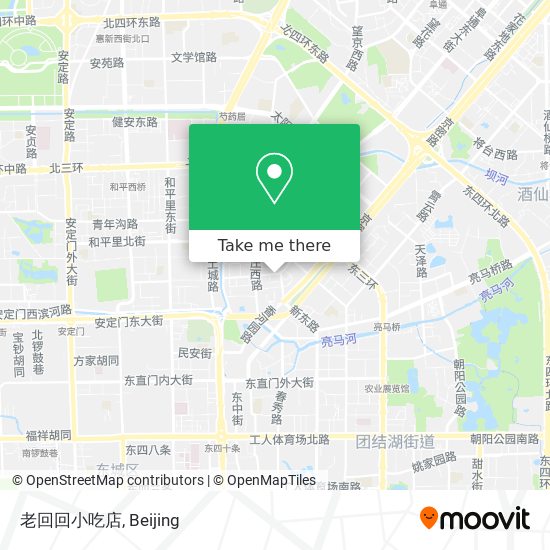 老回回小吃店 map