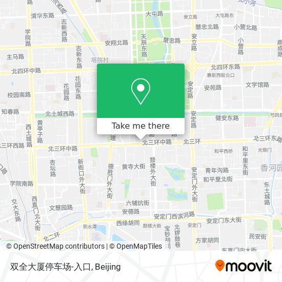 双全大厦停车场-入口 map