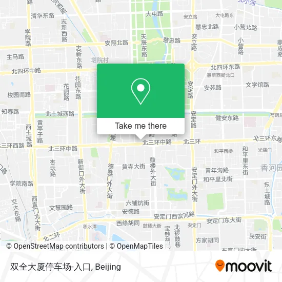 双全大厦停车场-入口 map