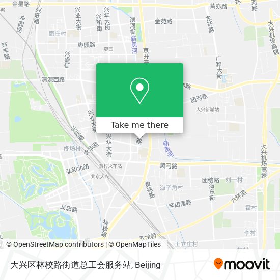 大兴区林校路街道总工会服务站 map