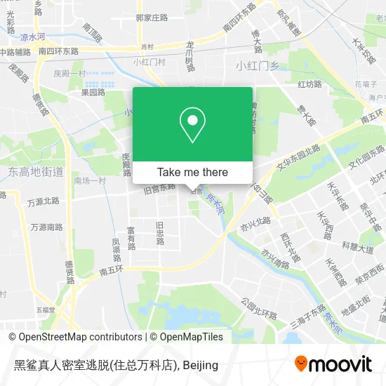 黑鲨真人密室逃脱(住总万科店) map