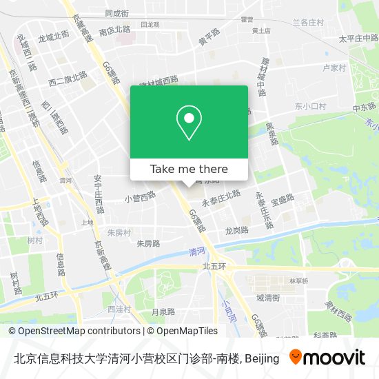 北京信息科技大学清河小营校区门诊部-南楼 map