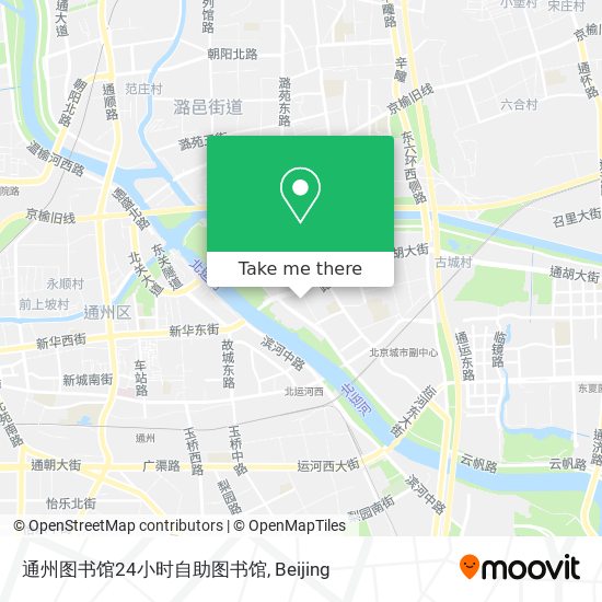 通州图书馆24小时自助图书馆 map