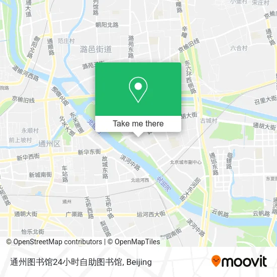 通州图书馆24小时自助图书馆 map