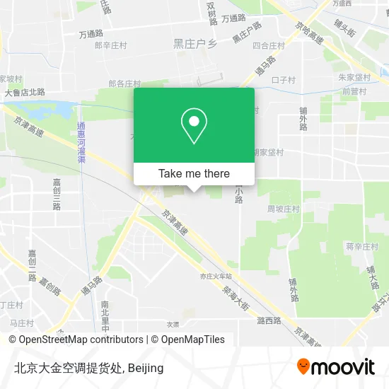北京大金空调提货处 map