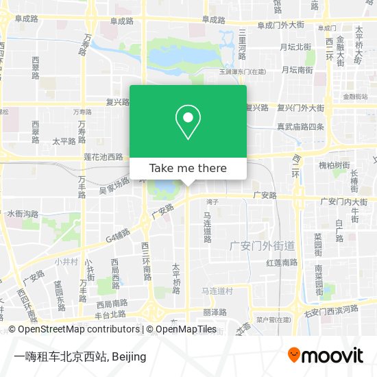 一嗨租车北京西站 map