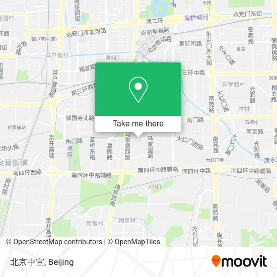 北京中宣 map