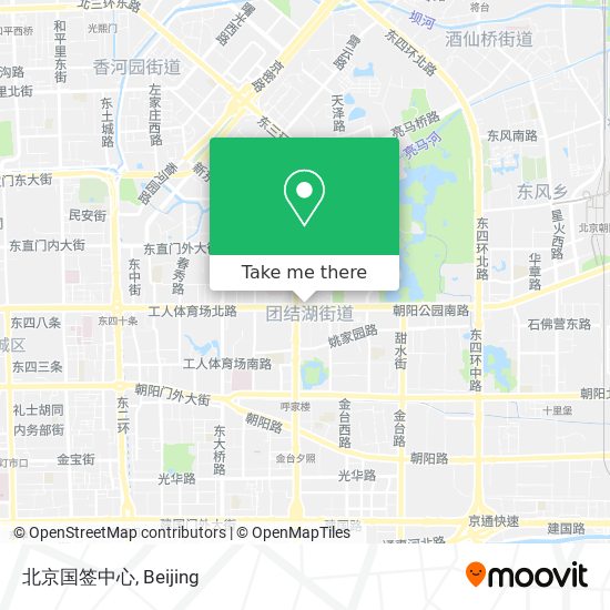 北京国签中心 map