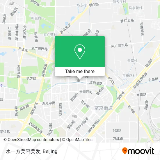 水一方美容美发 map