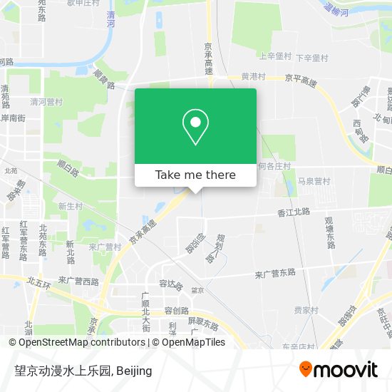 望京动漫水上乐园 map