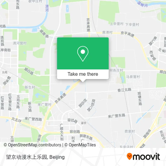 望京动漫水上乐园 map