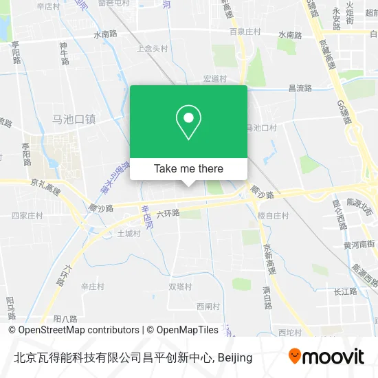 北京瓦得能科技有限公司昌平创新中心 map