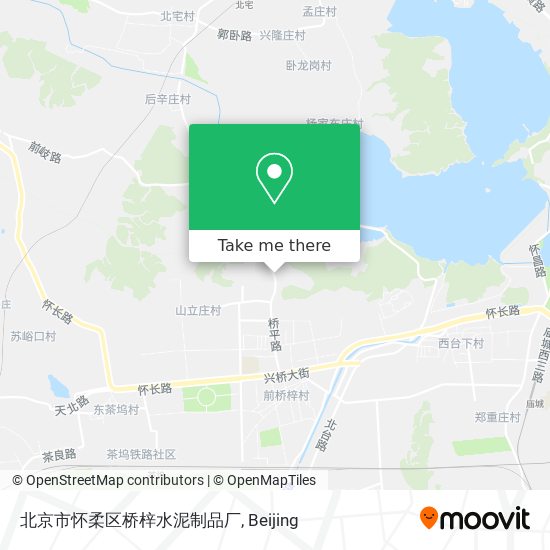 北京市怀柔区桥梓水泥制品厂 map