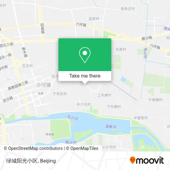 绿城阳光小区 map