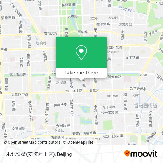 木北造型(安贞西里店) map