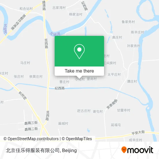 北京佳乐得服装有限公司 map