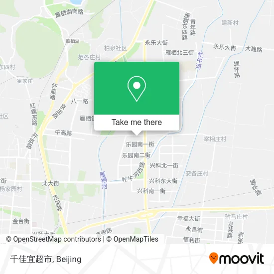 千佳宜超市 map