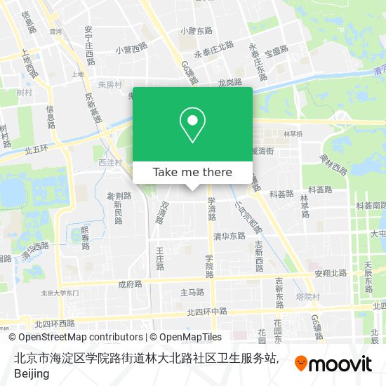 北京市海淀区学院路街道林大北路社区卫生服务站 map
