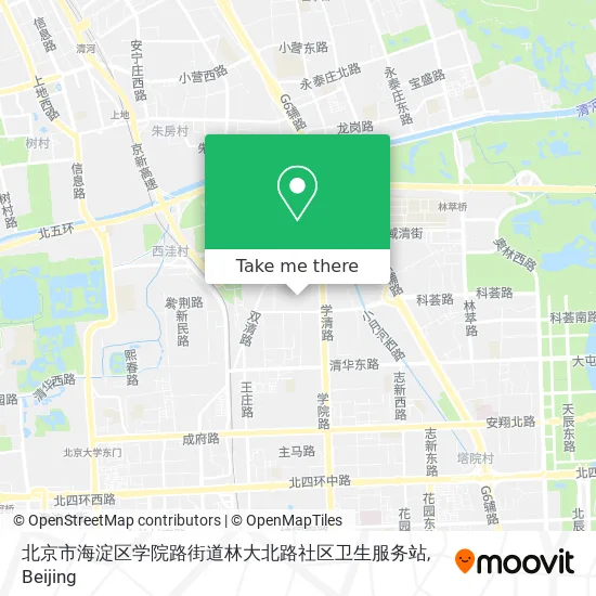 北京市海淀区学院路街道林大北路社区卫生服务站 map