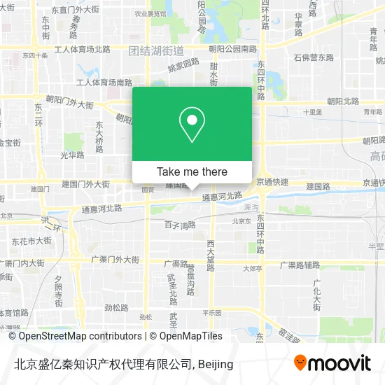 北京盛亿秦知识产权代理有限公司 map