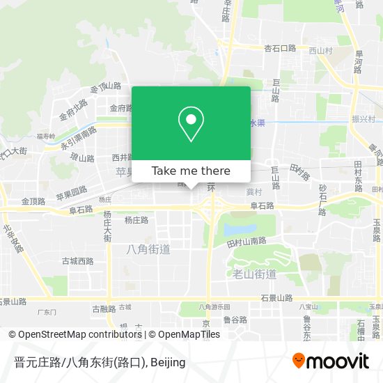 晋元庄路/八角东街(路口) map