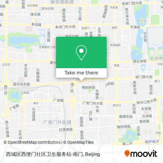 西城区西便门社区卫生服务站-南门 map