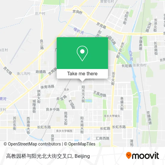 高教园桥与阳光北大街交叉口 map
