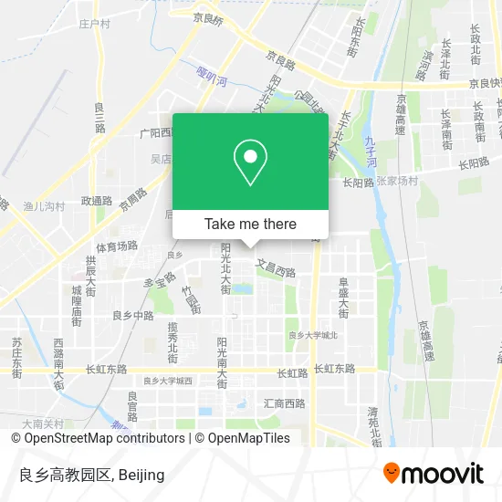 良乡高教园区 map