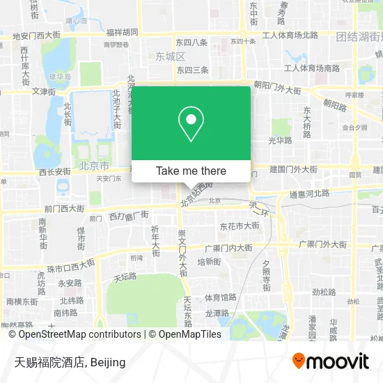 天赐福院酒店 map