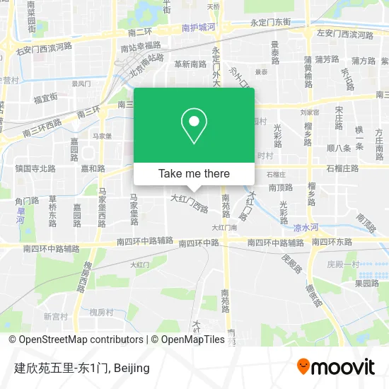 建欣苑五里-东1门 map
