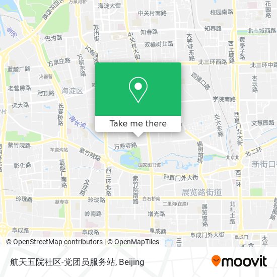 航天五院社区-党团员服务站 map