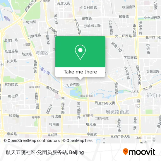 航天五院社区-党团员服务站 map