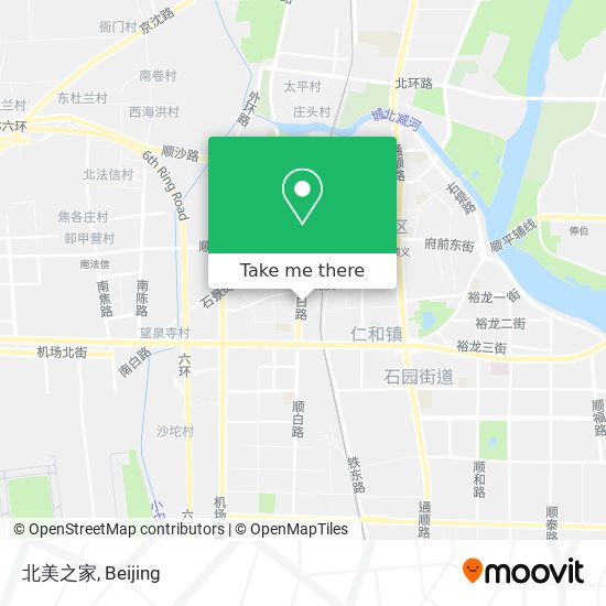 北美之家 map