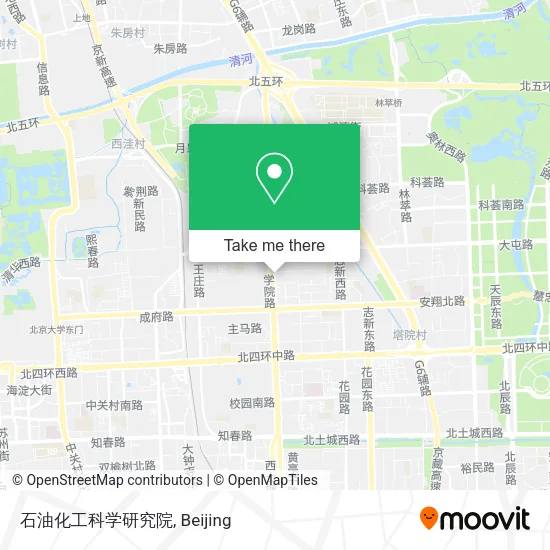 石油化工科学研究院 map