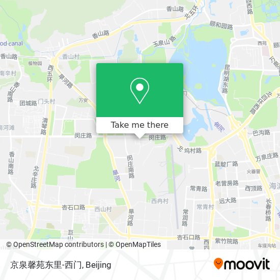 京泉馨苑东里-西门 map