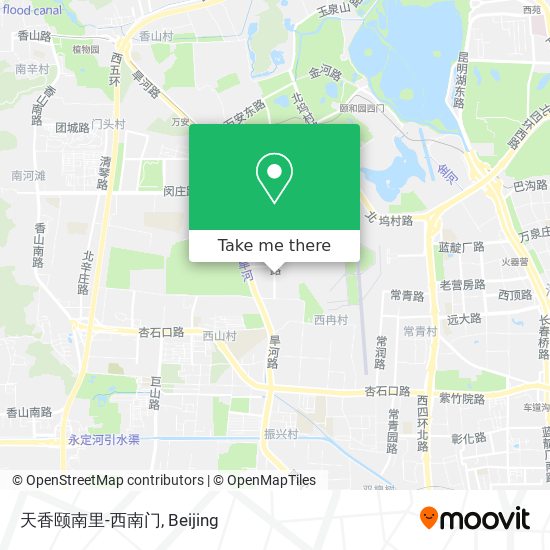 天香颐南里-西南门 map