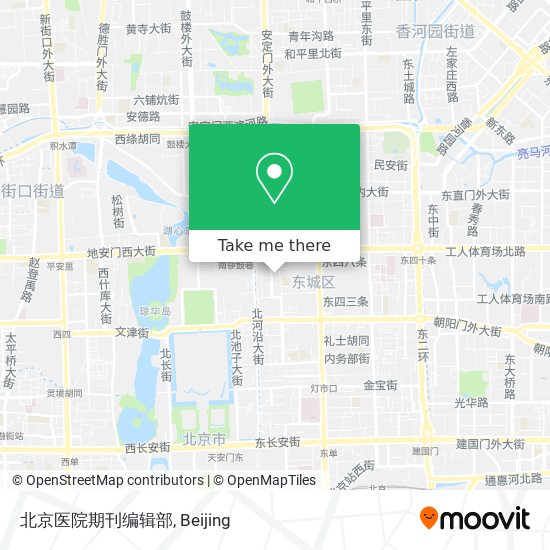 北京医院期刊编辑部 map