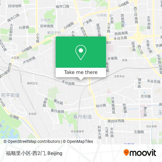 福顺里小区-西2门 map