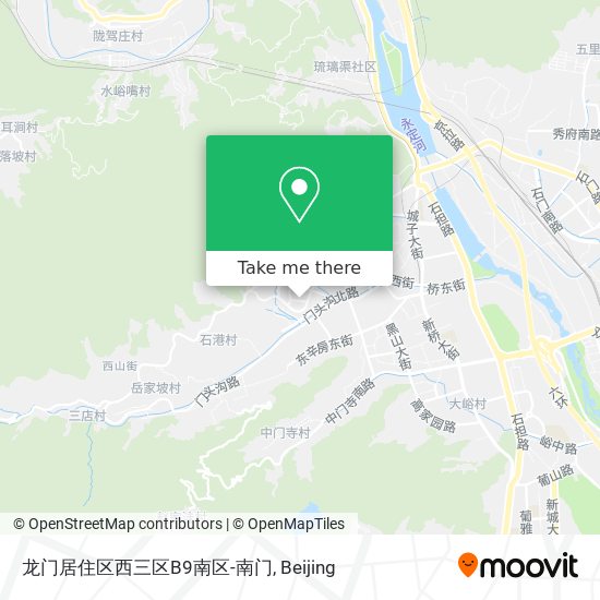 龙门居住区西三区B9南区-南门 map