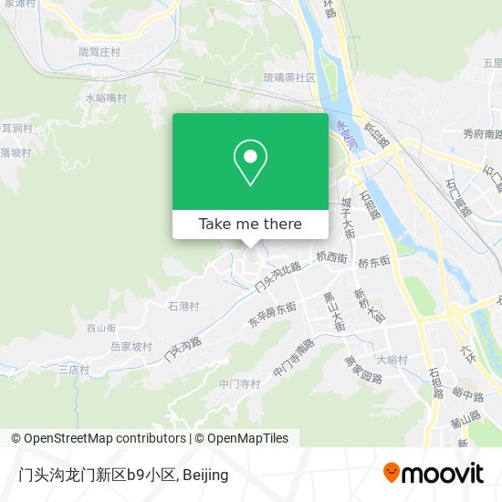 门头沟龙门新区b9小区 map