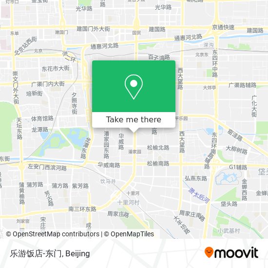 乐游饭店-东门 map