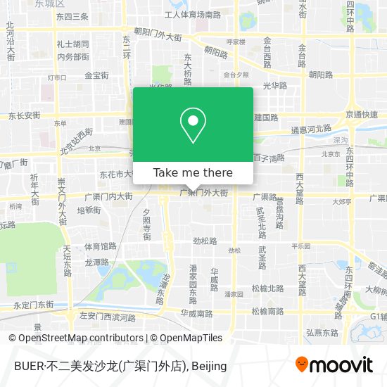 BUER·不二美发沙龙(广渠门外店) map