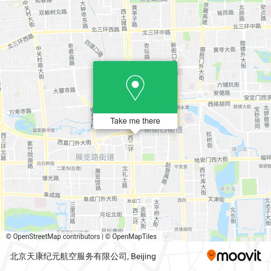 北京天康纪元航空服务有限公司 map