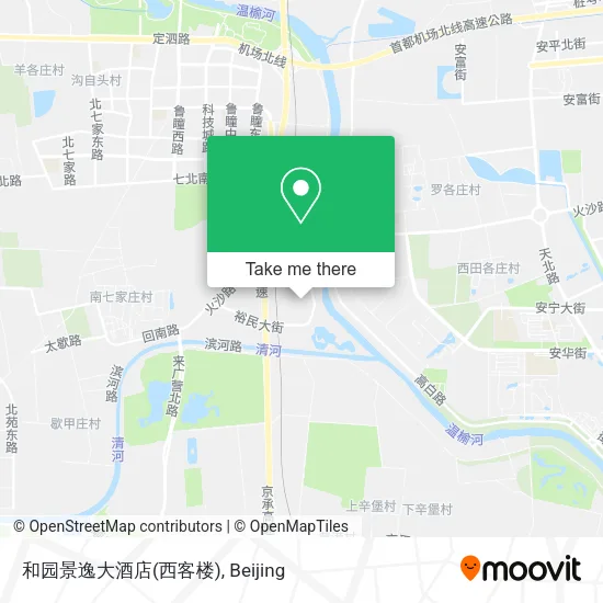 和园景逸大酒店(西客楼) map