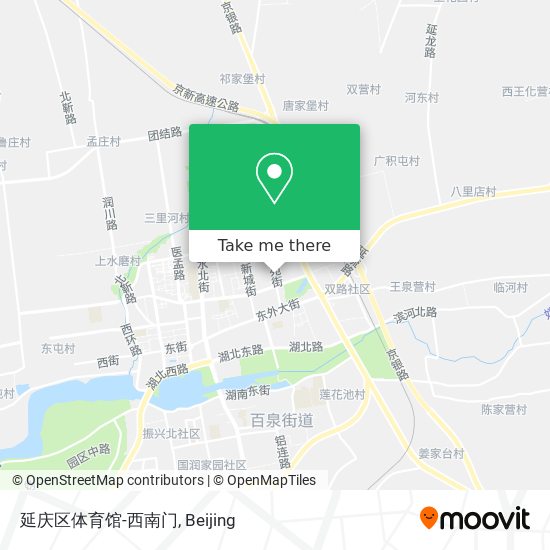延庆区体育馆-西南门 map