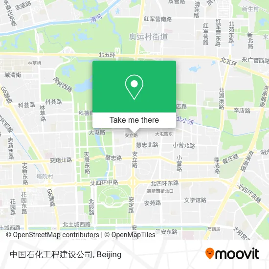 中国石化工程建设公司 map