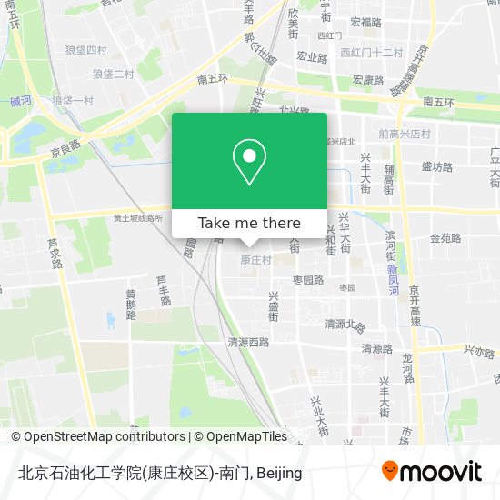 北京石油化工学院(康庄校区)-南门 map