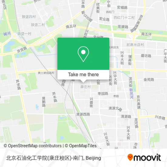 北京石油化工学院(康庄校区)-南门 map