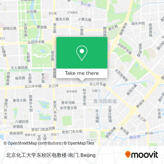 北京化工大学东校区电教楼-南门 map
