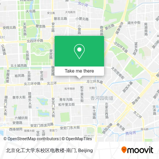 北京化工大学东校区电教楼-南门 map